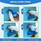 Pool Water Hose Holder 3Pcs Anti-Slip Tube Bracket Leak-Proof Swimming Pool Pipe Holders Accessories for Outdoor Garden Yard
