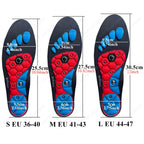 Unisex Magnetic Therapy Sports Insoles Acupressure Massage Arch Support Slimming Weight Loss Anti-Fatigue Health Care Pads