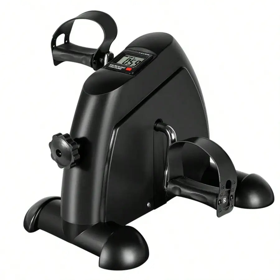 Mini Exercise Bike, Under Desk Bike Pedal Exerciser Portable Foot Cycle Arm & Leg Peddler Machine With LCD Screen Displays