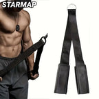 Biceps Tricep Rope Cable Attachment Handles Pull Down For Professional Gym Gantry Back Trainer