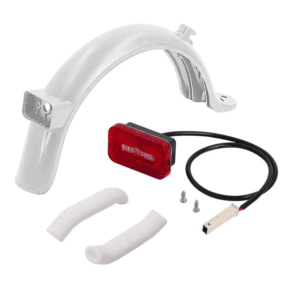 Taillight With 3 Hole Rear Fender For Xiaomi Mi3 Lite Electric KickScooter Rear Mudguard Tyre Splash Guard Replacements Parts
