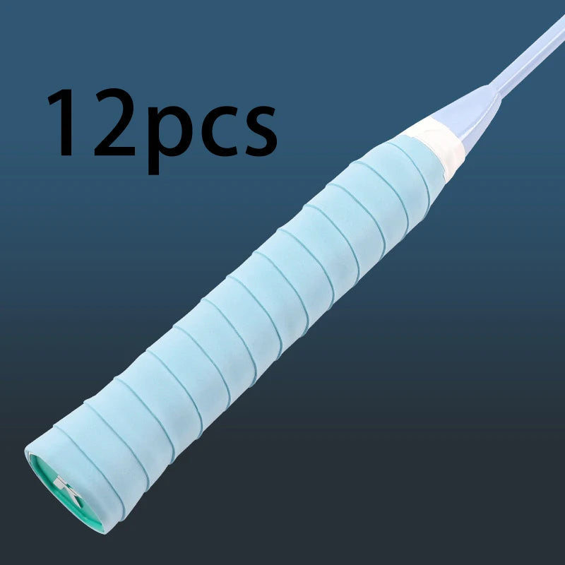 Anti Slip Flat Sweatband for Badminton/Tennis, with Sweat absorbing Grip Rubber to Help Score Points on the Court