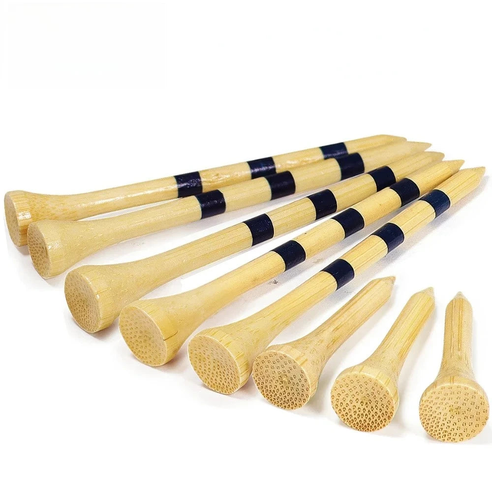 50pcs Bamboo Golf Tees More Durable and Stable TE003-Y