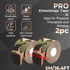 Sports Tape，Sports Elastic Knee Pads，Muscle Pain Relieving Knee Pads，Suitable for Gym Fitness，Running，Tennis，Swimming，Soccer