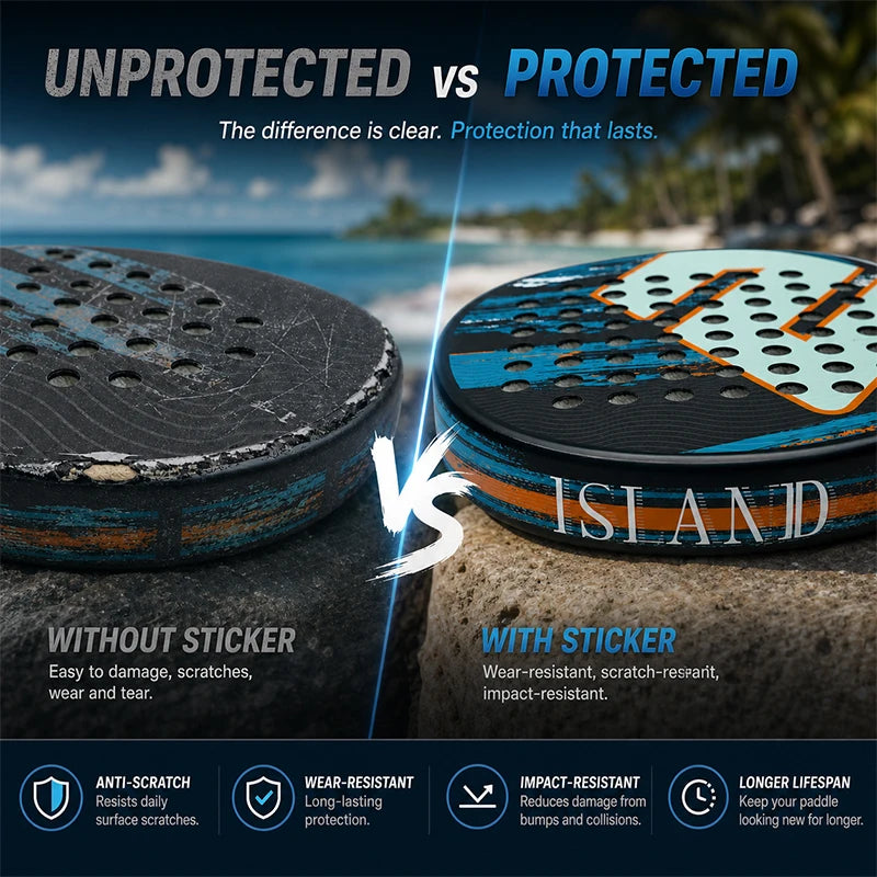 Padel Racket Edge Protector Tape Frosted Anti-Scratch Frame Guard Sticker Wear Resistant Padel Accessories for Padel Racket