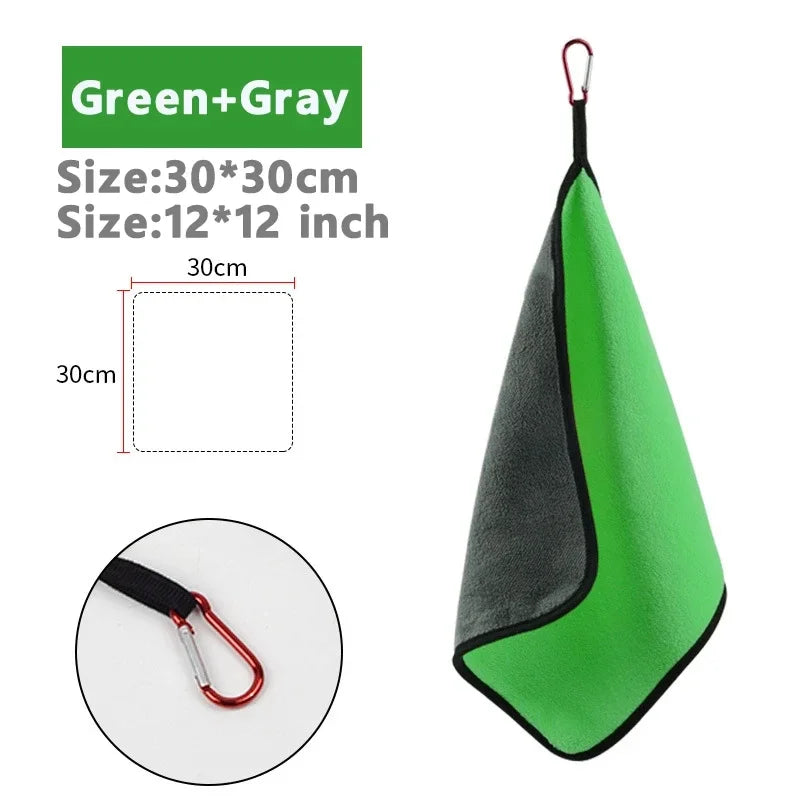 Outdoor Sports Thickening Fishing Towel Non-stick Absorbent Fishing Clothing Wipe Hands Soft Towel Fishing Accessories Equipment