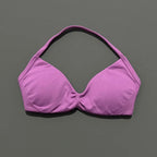 Histello Sports Strappy Bra Women Yoga Tank Bra Seamless High Support Fitness Workout Top Running Exercise Halter Gym Bras