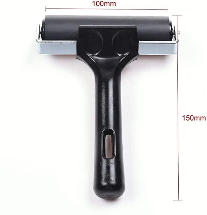 100mm Rubber Pressure Roller Install Tool Stamping Bearing Art Craft Wall Painting Car Soundproofing for Boat Decking to Install