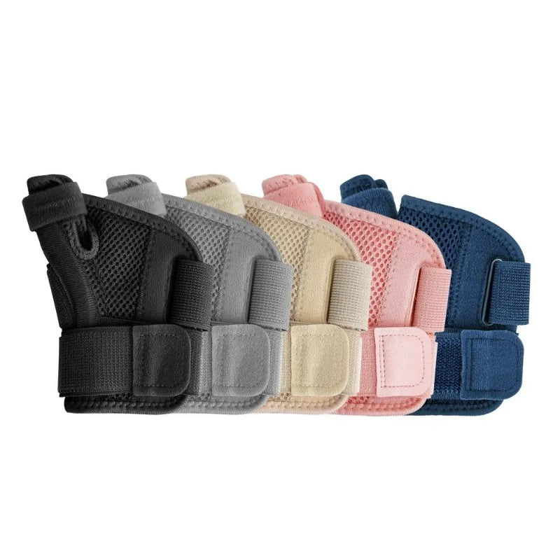 1Pcs Flexible Splint Wrist Thumb Support Brace For Tendonitis Arthritis Breathable Protector Guard Fits Right And Left Hand