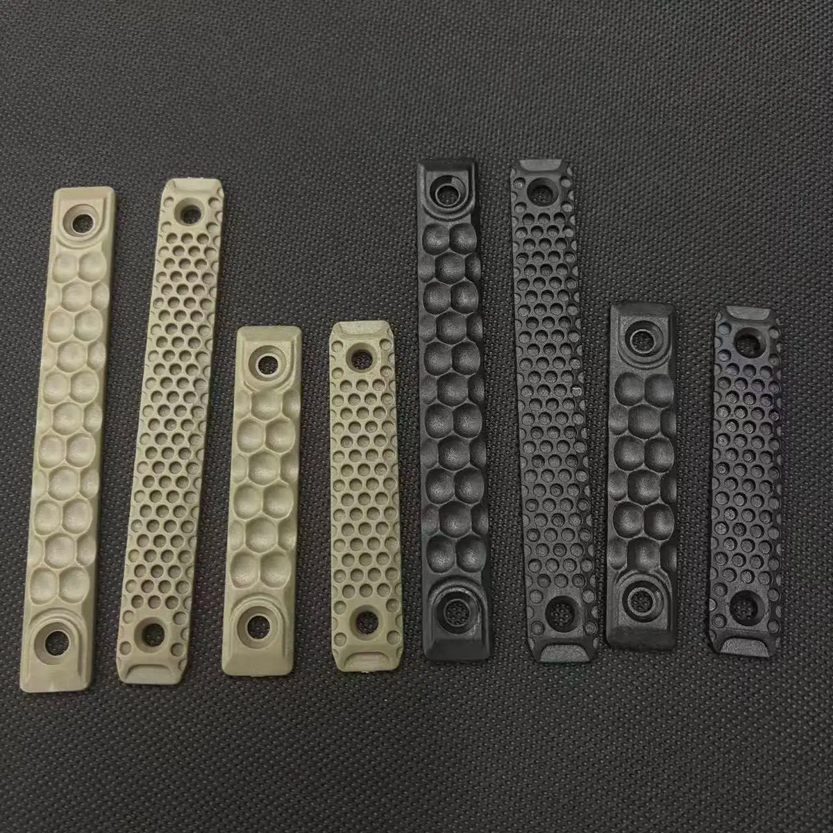 2pcs/set Tactical Nylon Rail Hand Protection M-lok Rail Cover Panel for M-lok System 120MM 80MM MLOK Rail Hand Protection