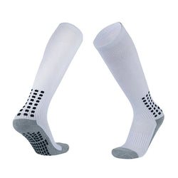 Loogdeel 1Pair 26-45 Kids Soccer Compression Sports Socks Stretchy Knee High Tube Socks Men Women Teens Football Athletic Socks