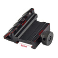Tactical 45 Degree Rail Mount Offset 20mm Picatinny Side Rail for Flashlights Red Dot Sight Optics Mount Hunting Accessories