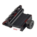 Tactical 45 Degree Rail Mount Offset 20mm Picatinny Side Rail for Flashlights Red Dot Sight Optics Mount Hunting Accessories