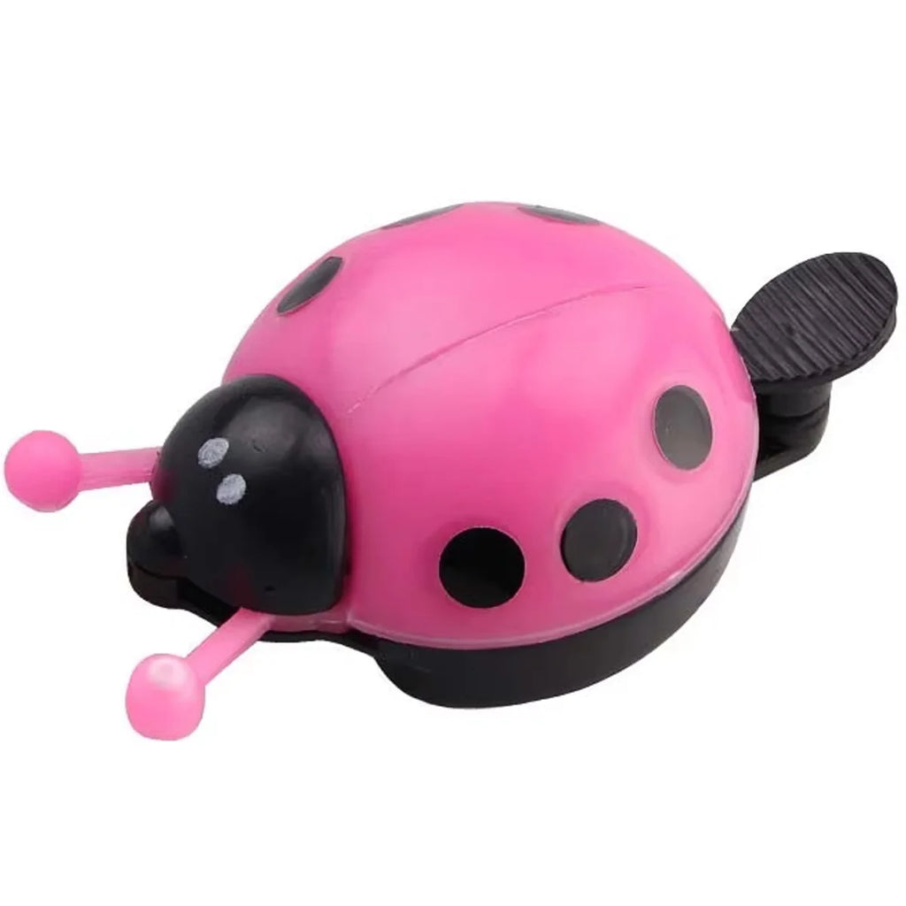 PINMOAP 1PC Ladybug Bicycle Bell Handle Warning Bell Loud Bell Durable Aluminum Alloy PP Material Bicycle Horn Riding Accessorie