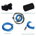 Summer Latex Tubes Swimming Training Safety Rope Elastic Adjustable Swimming Pool Exerciser TPE 4M Swim Training Resistance Belt