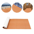 2400X900x6mm Self-Adhesive EVA Foam Decking Sheet Faux Teak Synthetic Boat Marine Flooring Accessories