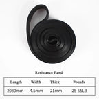 Heavy Duty Resistance Band Latex Elastic Belt Pull Up Assist for Pilates Workout Fitness Home Gym Shape Body Exercise