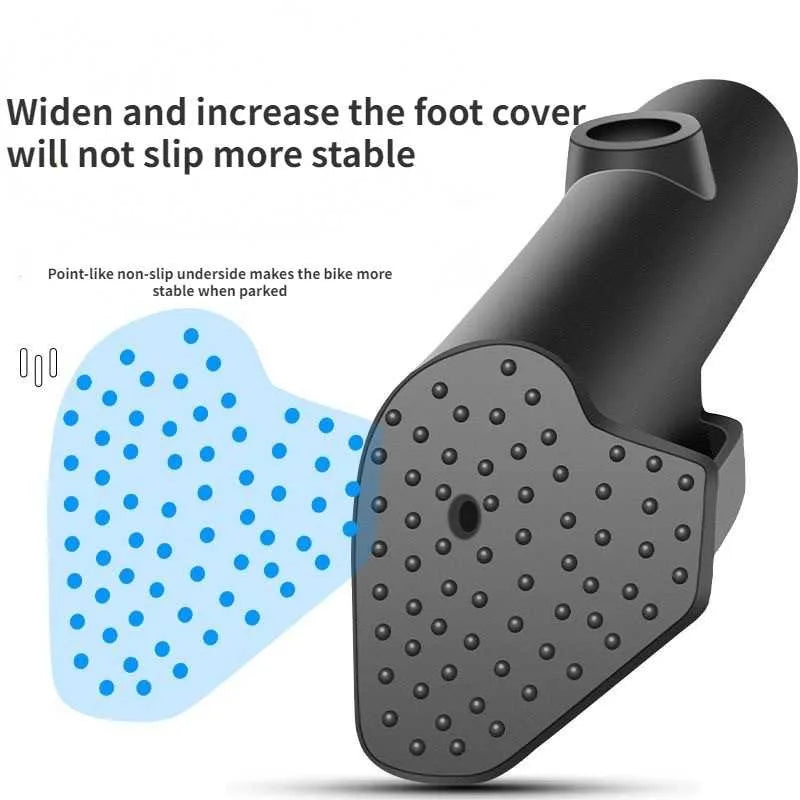Kickstand Bike Single Support Lithium Battery Aluminum Alloy Side Foot Support Double Hole Adjustable Stand Sports Outdoor