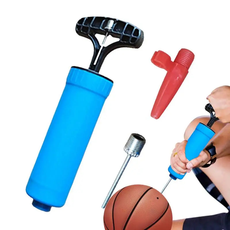 Ball Pump Set Flexible Hose Volleyball Football Basketball With Needle Sports Ball Hand Air Pump Durable Balloon Ball Inflator