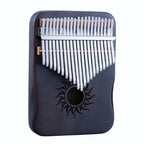 Hluru 17 21 Keys Kalimba Finger Piano Kalimba Thumb Piano Keyboard Musical Instrument Mbira for Beginner Music Lover Gifts