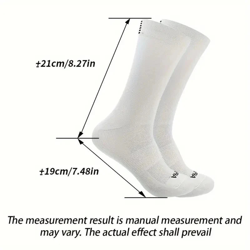4 pairs Cycling Socks Running Quick Dry Medium Cylinder Men and Women Sports Fitness in the Tube