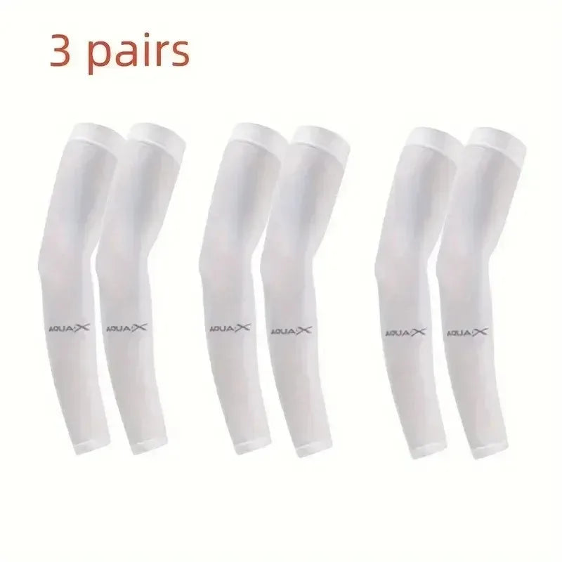 Breathable Sun Protection Sleeves - Cooling, UV Protection For Driving, Golfing, Fishing, Cycling, Hiking & Doing Sports