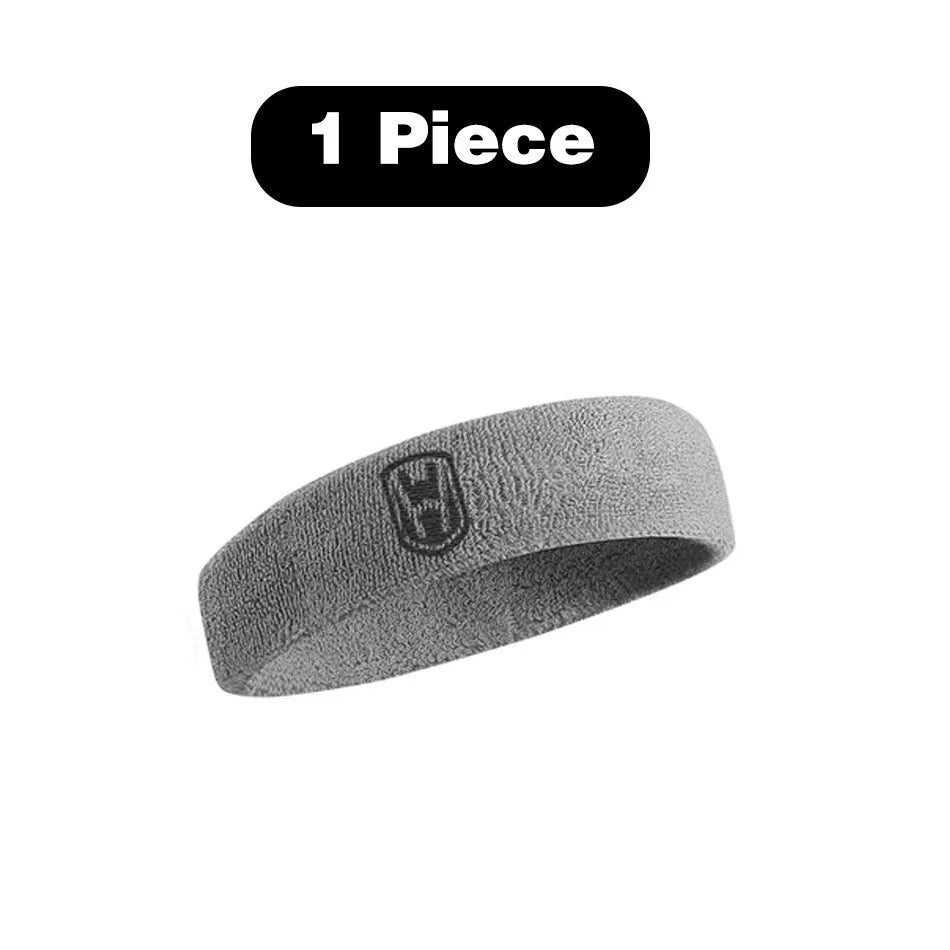WOSWEIR-Cotton Athletic Headband Elastic Sweatbands Women Men Basketball Sports Gym Fitness Sweat Band Volleyball Tennis