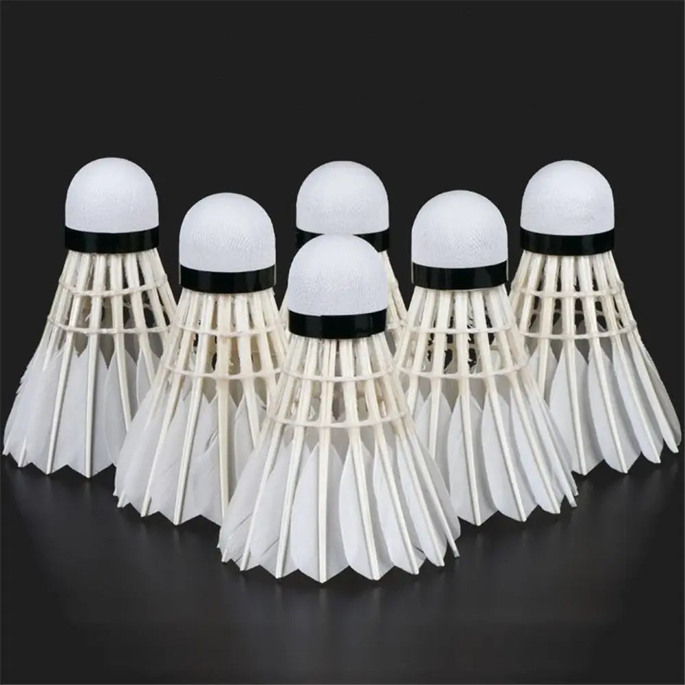 3/6/12Pcs New White Badminton Shuttlecock Durable Professional Badminton Balls Training Sport Badminton Trainer Household