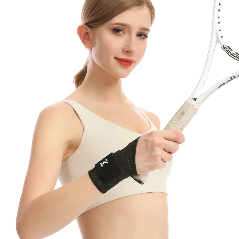 1/2PCS Breathable Mesh Wrist Support Wrap, Compression Wrist Sleeve for Sprain Joint Pain Relief, Sports Injury Protection Brace