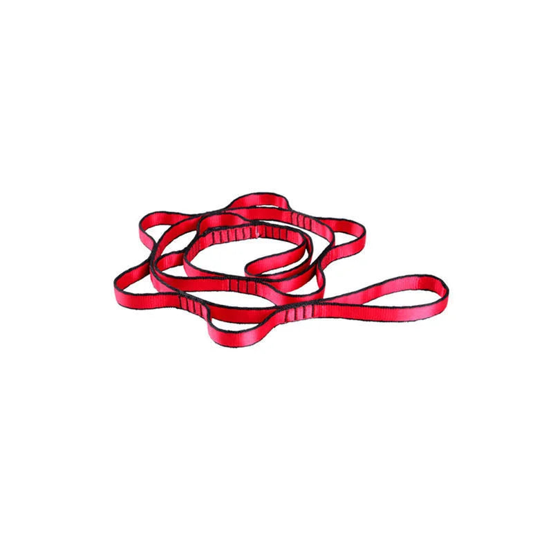 Daisy Chains Yoga Hammock Extension Strap Adjustable Nylon Climbing Sling Fitness Pilates and Exercise Extend Strap