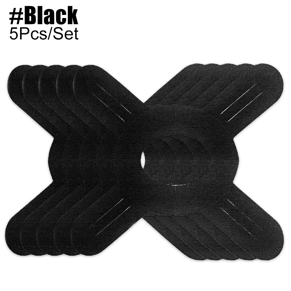 5PCS Sports Kinesiology Tape for Knees Pre-Cut Waterproof Knee Tape for Knee Pain Relief Pre Cut, Original Cotton Athletic Tape