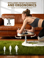 Back Stretch Trainer Home Spinal Twist Machine for Abdominal Crunches Waist Slimming Leg Extension Workouts