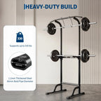 Power Tower Pull Up Dip Station 10 Level Adjustable Height 330 LBS Capacity Heavy Duty Steel Frame Multi Function Home Gym Strength Training Equipment For Full Body Workout