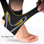 1 Pc Ankle Brace Support Compression Sleeve Breathable Running Foot Bandage Football Cycling Protective Wrap Sport Socks