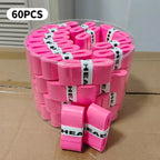 60pcs Universal Sweatbands Overgrip Anti-slip Tennis Racket Padel Shock Absorption Badminton Grips Slingshot Tennis Racket