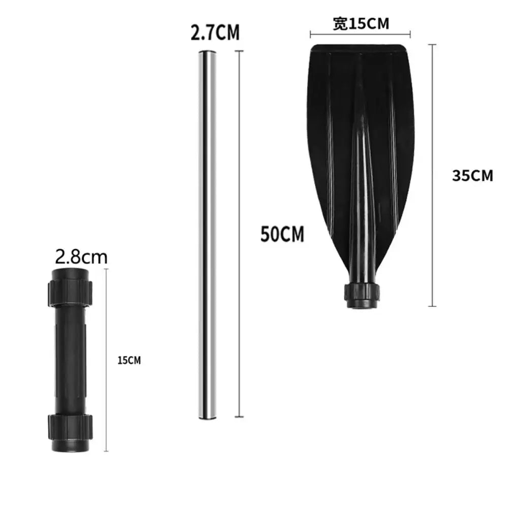 Recreational Aluminum Alloy Kayak Paddles Anti-twist Design Portable Boat Oars Lightweight Durable Fishing Boat Pulp Travel