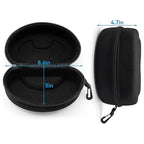 Tolex Ski Snowboard Goggles Storage Box Hard EVA Portable Protection Carrying Case Water Resistant Shockproof Ski Accessories
