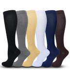 CHUANGERM Compression Socks For Men And Women Elastic Sports Socks For Hiking Running Marathon Flight Relieve Leg Swelling