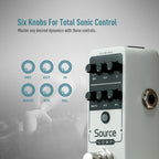 SONICAKE Source Compressor 1176 studio Compressor Guitar Effects Pedal Analog Buffered-Bypass QSS-27