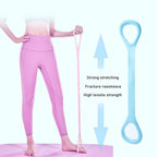 8 Fitness Resistance Band for Workout Arm Back Shoulder Exercise Elastic Training Band for Yoga Pilates Fitness Equipment