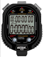 ULTRAK 435 Pitch Counter With Strike Percentage & Pitch Speed Monitor - 10 Memory Stopwatch