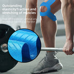 5PCS Sports Kinesiology Tape for Knees Pre-Cut Waterproof Knee Tape for Knee Pain Relief Pre Cut, Original Cotton Athletic Tape