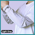 1Pair Mens Ice Arm Sleeves Sunscreen Elastic Driving Gloves Outdoor Uv Protection Cover Lightweight Cool Muff Cooling Breathable