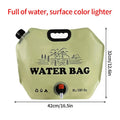 Camping Water Bag Outdoor Hiking Folding Water Bucket Bag with Faucet 8L Large Capacity Water Container Camping Supplies 캠핑용품