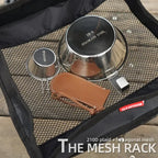 Camping Table Portable Hanging Net Basket M L XL Folding Table Storage Rack Mesh Bag Hook Holder for Outdoors Cookware Organizer