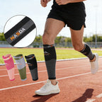 Calf Compression Sleeves for Men & Women, 360° Gradient Pressure Calf Support for Running, Cycling, Basketball, Muscle Recovery