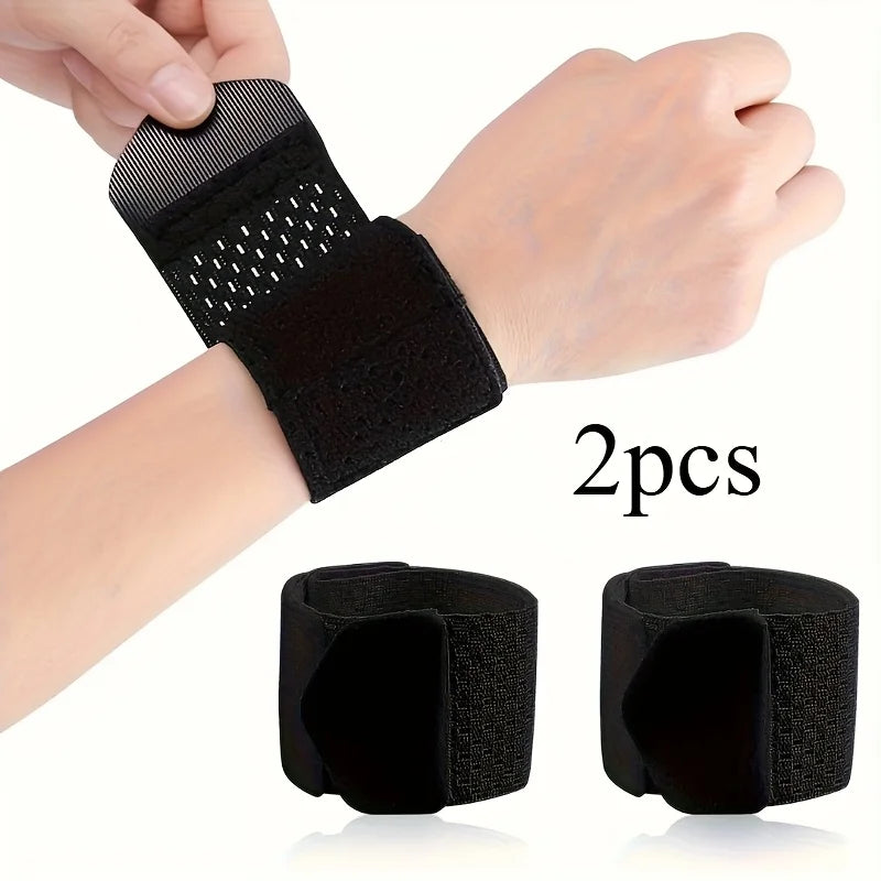 1/2pcs Protective Elastic Adjustable Wrist Gym Compression Support Straps Arthritis Sprain Anti Sprain Wristband Strap