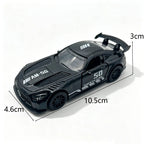AMG Diecast Car Model, Alloy Sports Car Decor, 10.6cm Black Collectible Vehicle, Premium Desktop Ornament for Car Enthusiasts