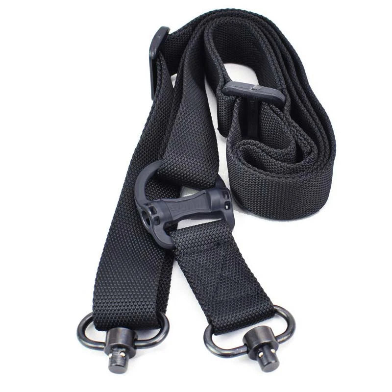 Tactical Adjustable MS4 Quick Detach QD Metal Swivel 2 Point Multi Mission Rifle Sling Quick Release Single Point Rifle Sling