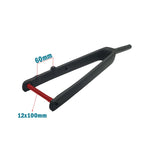 SL8 Full carbon bike fork, full internal cable alignment thru-axle rigid bike fork, spinal canal, carbon fibre reinforced.